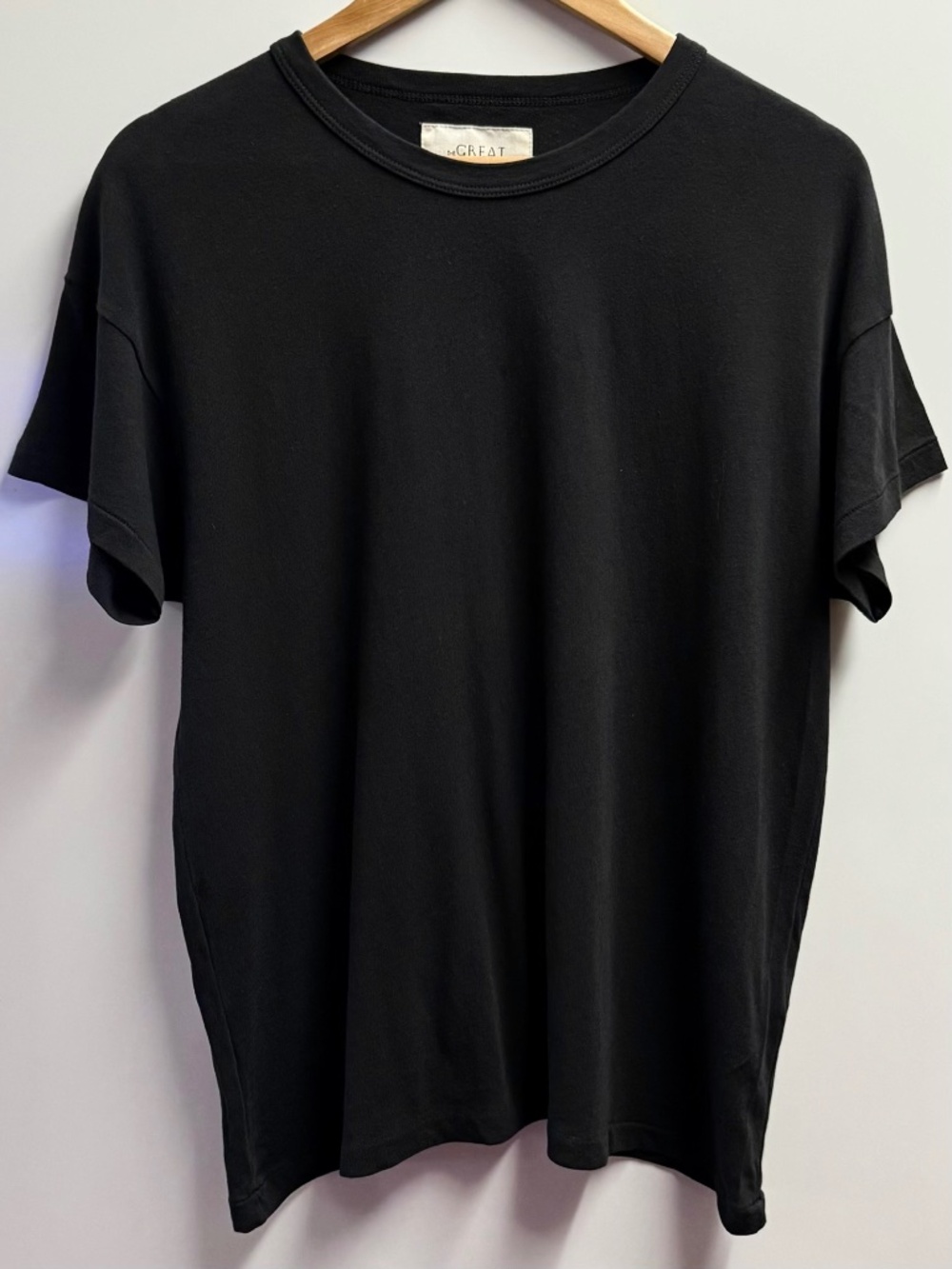 The Great The Boxy Crew Black Size 1 Small NWT